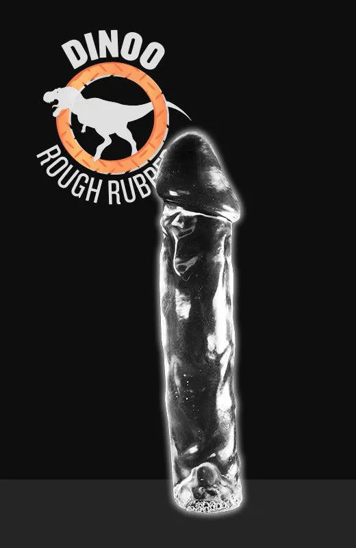 Dinoo Dildos | Dinoo - Dildo Erketu 27 x 6,3 cm - Transparant Dinoo Dildos | Dinoo - Dildo Erketu 27 x 6,3 cm - Transparant