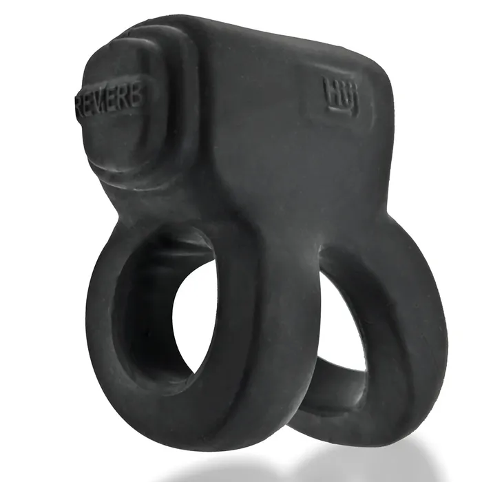 Hünkyjunk Vibrators | Hünkyjunk - Revhammer - Vibrerende Cockring en Schachtring - Zwart