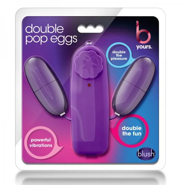 Vibrators | Blush Novelties Double Pop Eggs Plum Purple Vibrating Bullet Vibrators | Blush Novelties Double Pop Eggs Plum Purple Vibrating Bullet
