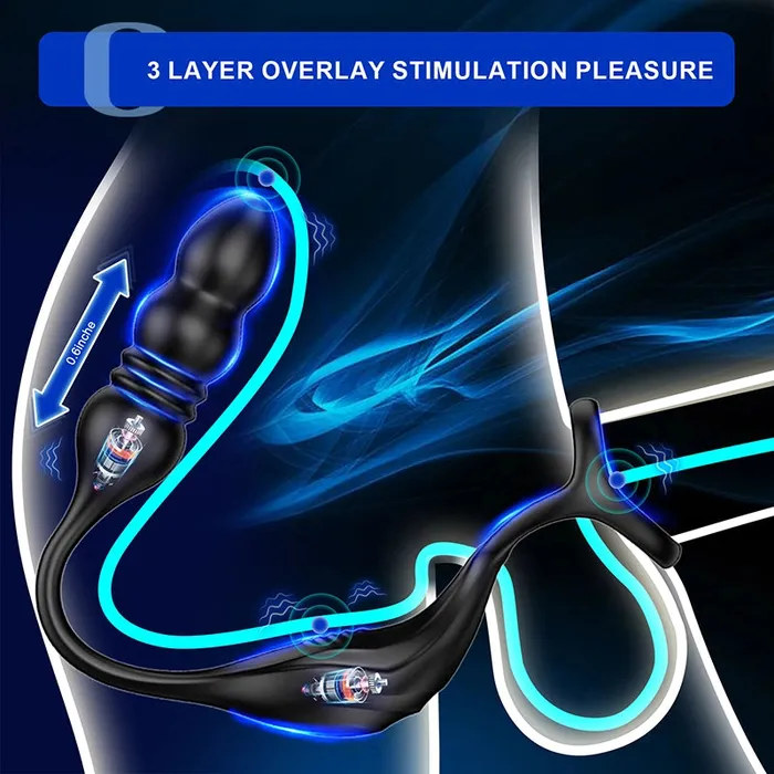 9 Vibration For Male Anal Beads Massager | Lovetoyshub Male Sex Toys