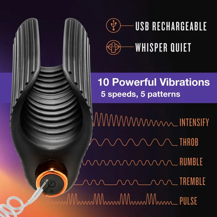 Anal | Blush M Elite Platinum - Wrapt - Black Anal | Blush M Elite Platinum - Wrapt - Black
