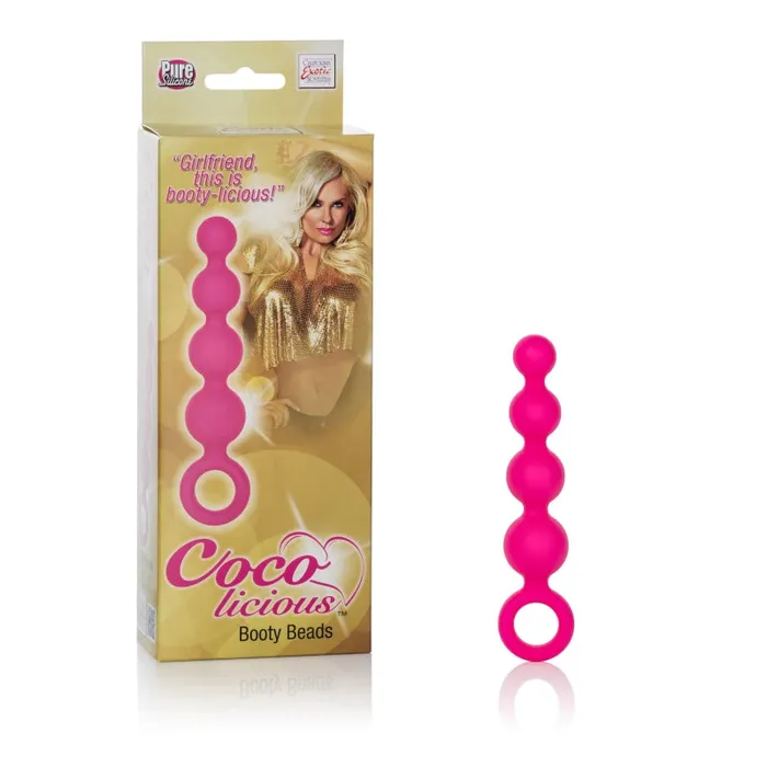 Anal | Coco Licious Booty Beads - Pink - CalExotics Anal | Coco Licious Booty Beads - Pink - CalExotics