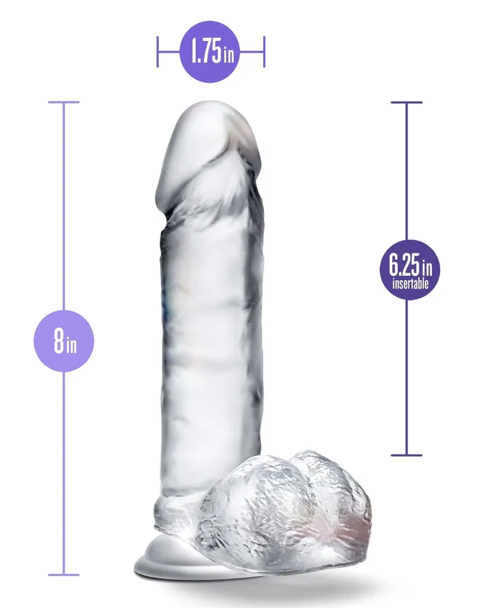 Blush Dildos | B Yours Diamond - Glimmer - Clear