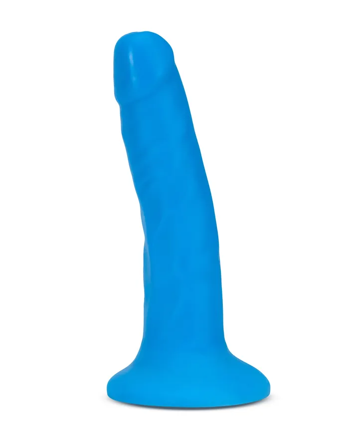 Blush Dildos | Neo Elite - 6 Inch Dual Density Cock - Neon Blue
