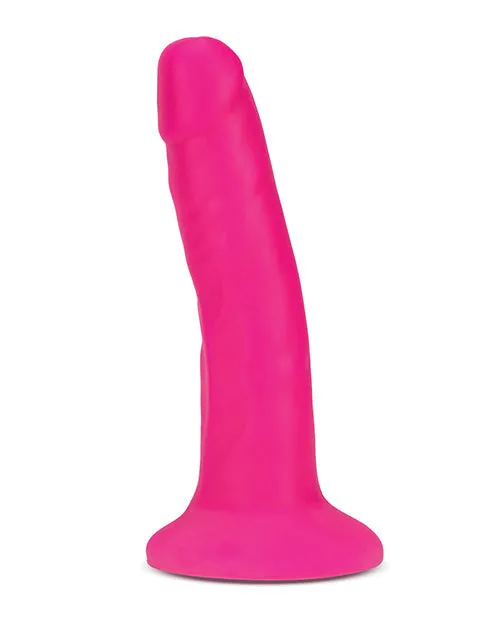 Blush Dildos | Neo Elite - 6 Inch Dual Density Cock - Neon Blue