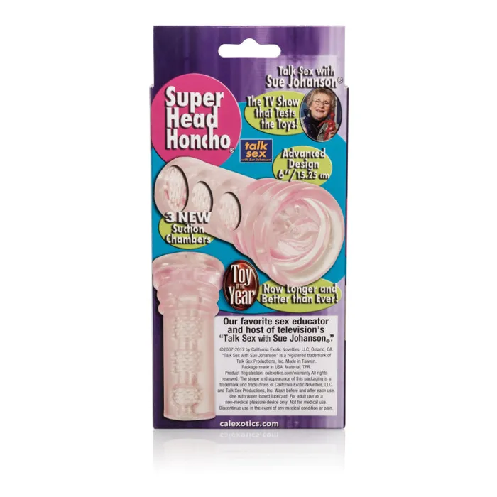 CalExotics Male Sex Toys | Sue Johnson Super Head Honcho CalExotics Male Sex Toys | Sue Johnson Super Head Honcho