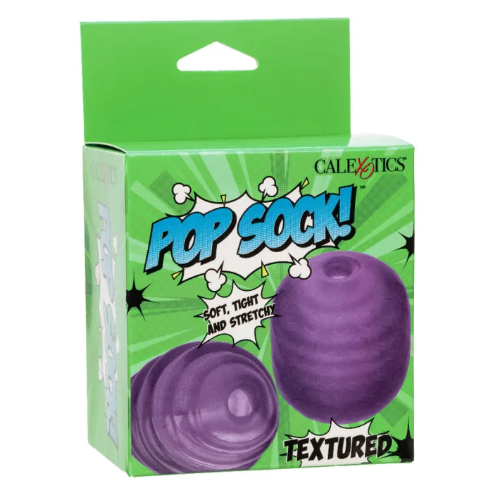 Calexotics Vibrators | Pop Sock Textured - Purple Calexotics Vibrators | Pop Sock Textured - Purple