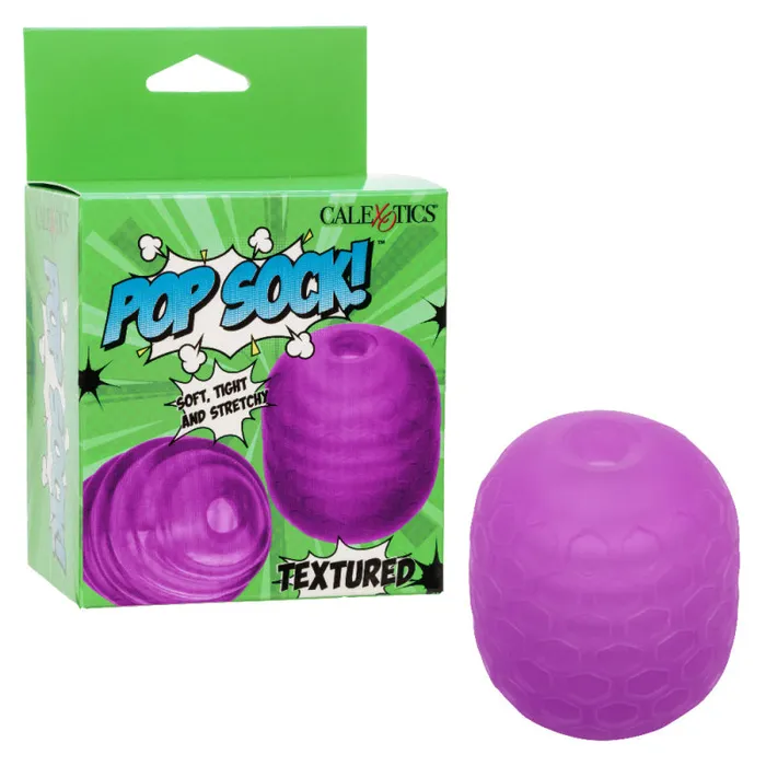 Calexotics Vibrators | Pop Sock Textured - Purple Calexotics Vibrators | Pop Sock Textured - Purple