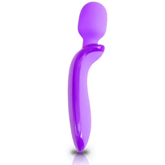 Climax Elite Eos Rechargeable 9x Silicone Wand Purple Topco Vibrators