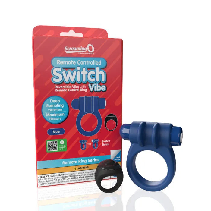Couples | Screaming O Screaming O Remote Controlled Switch Vibrating Ring - Blue Couples | Screaming O Screaming O Remote Controlled Switch Vibrating Ring - Blue