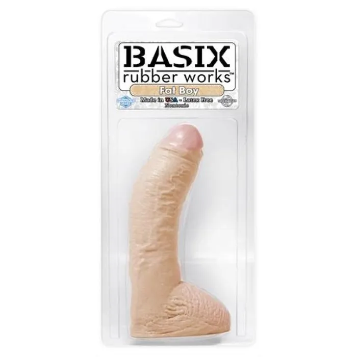 Dildos | Pipedream Basix Rubber Works - Fat Boy - Flesh Dildos | Pipedream Basix Rubber Works - Fat Boy - Flesh