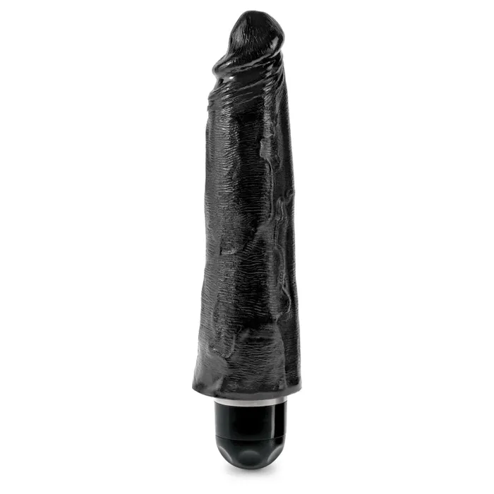 Dildos Pipedream King Cock 8 Vibrating Stiffy Black