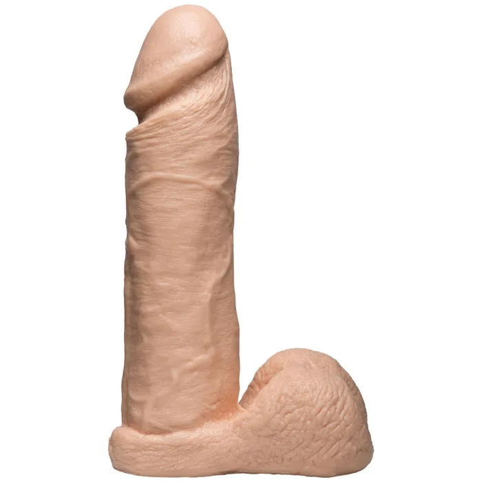 Doc Johnson Dildos | Vac-U-Lock 8 Inch Realistic Cock - White Doc Johnson Dildos | Vac-U-Lock 8 Inch Realistic Cock - White