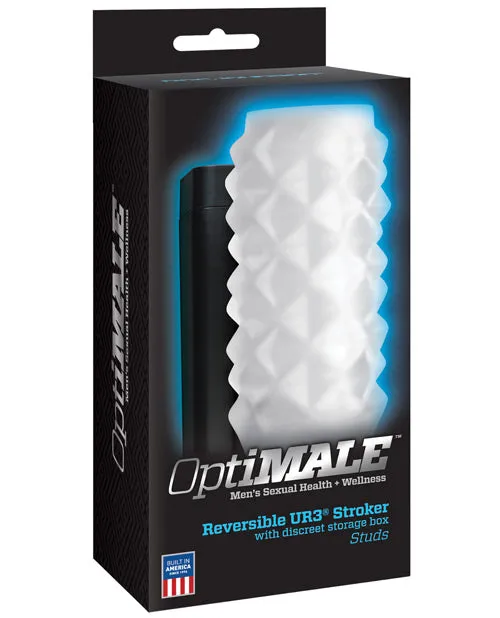 Doc Johnson Optimale 2 Way Strokers Studs Clear Dildos