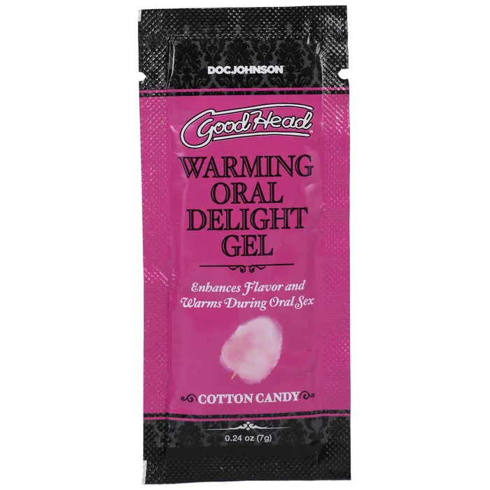 Enhancers Doc Johnson Goodhead Warming Oral Delight Gel Cotton Candy 024 Oz