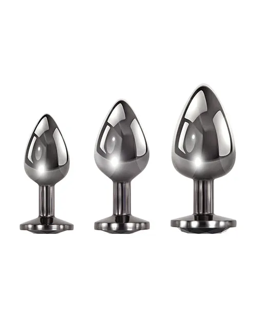 Evolved Novelties Evolved Gem Black Anal Plug Set | Anal Evolved Novelties Evolved Gem Black Anal Plug Set | Anal