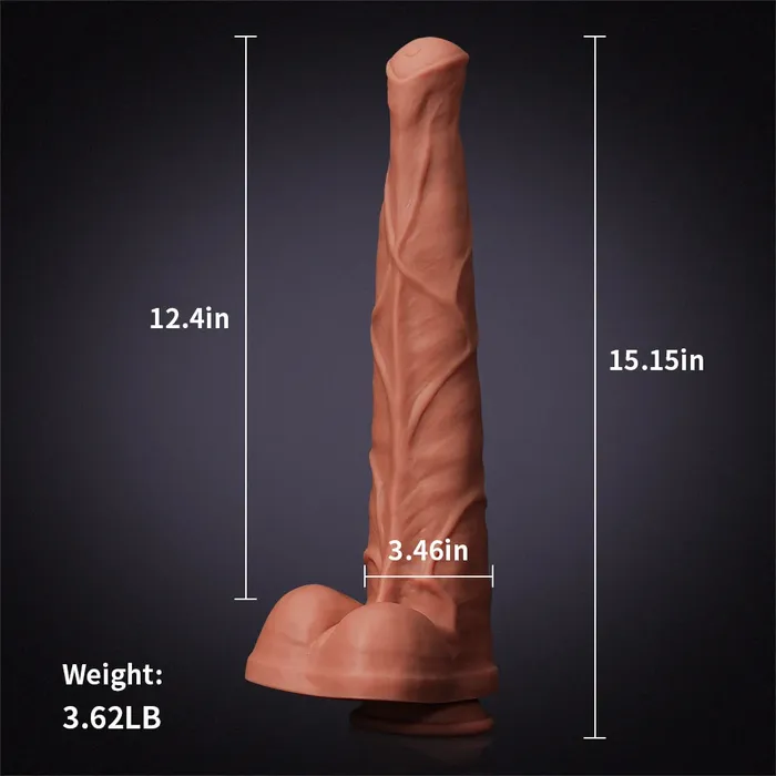 Female Sex Toys | 15.15Inch Ultra Long Silicone Big Horse Dildo - Lovetoyshub