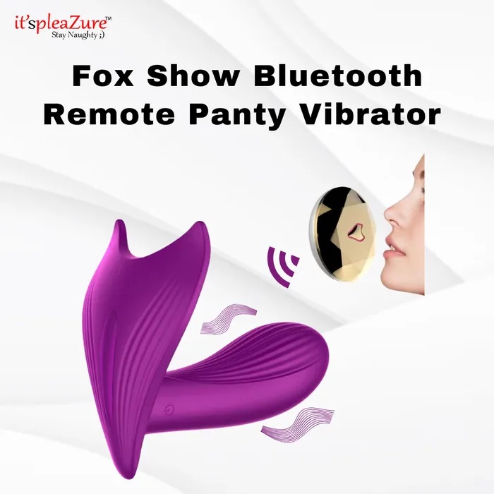 Fox Show Bluetooth Remote Panty Vibrator on Itspleazure Itspleazure Female Sex Toys Fox Show Bluetooth Remote Panty Vibrator on Itspleazure Itspleazure Female Sex Toys