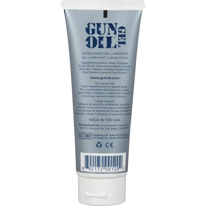 Gun Oil Pink Lubricant Gun Oil H20 Gel 33 Oz Tube Enhancers