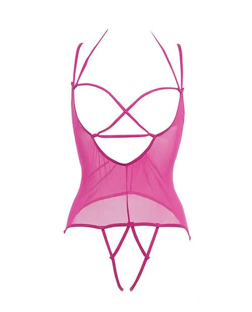 Hosiery | Allure Lingerie Lp Allure Angelina Sheer Mesh Under Bust Teddy