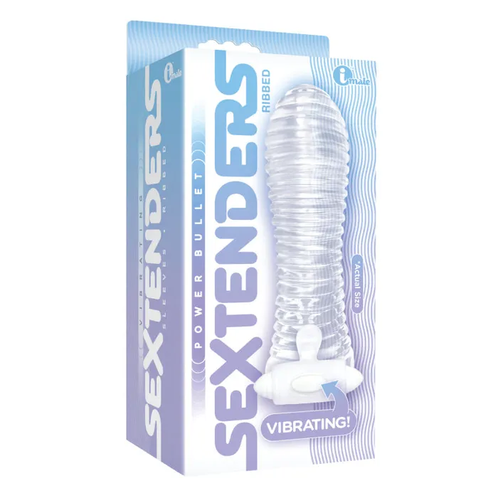 Icon Brands Female Sex Toys | The 9's Vibrating Sextenders - Ribbed