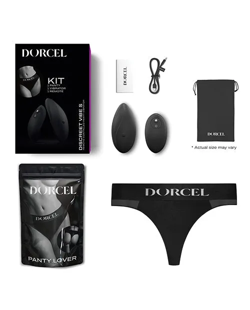 Lovely Planet Female Sex Toys | Dorcel Discreet Panty Vibrator W/panty - Black