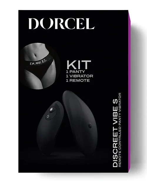 Lovely Planet Female Sex Toys | Dorcel Discreet Panty Vibrator W/panty - Black