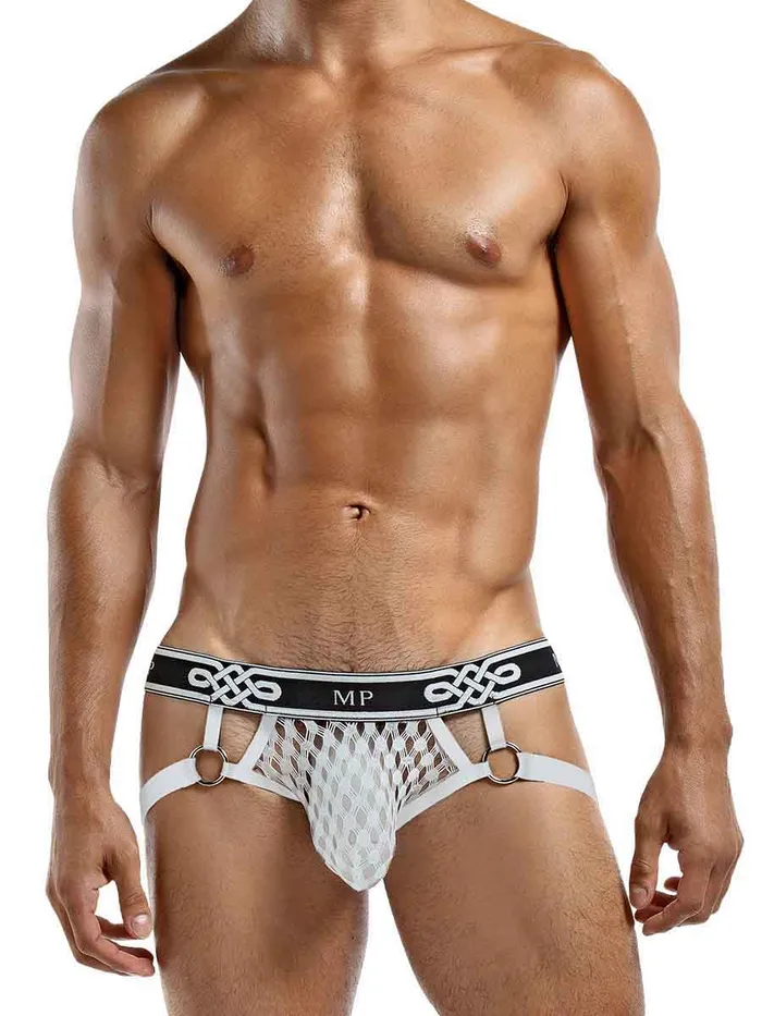 Male Sex Toys | Male Power Lingerie Peep Show - Jock Ring - Large/ X-Large - Black