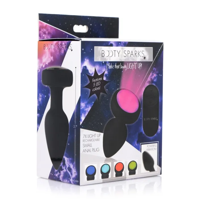 Male Sex Toys | XR Brands Booty Sparks 7x Light Up Rechargeable Anal Plug - Small Male Sex Toys | XR Brands Booty Sparks 7x Light Up Rechargeable Anal Plug - Small