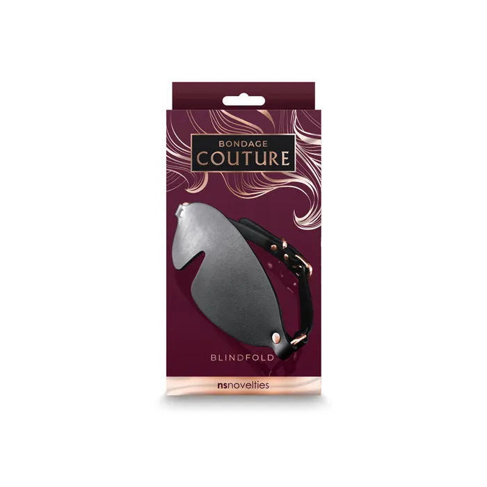 NS Novelties Bondage Couture Blindfold - Black-(nsn-1306-13) | Anal NS Novelties Bondage Couture Blindfold - Black-(nsn-1306-13) | Anal