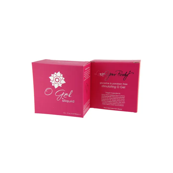 Organics O Gel Cube 2 Fl Oz 12 Count Sliquid Enhancers