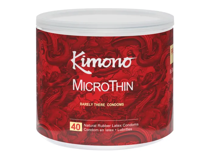 Paradise Marketing Vibrators Kimono Bowl Microthin 40 Count Condoms