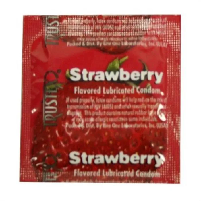 Trustex Flavored Lubricated Condoms - 3 Pack - Strawberry | Trustex Enhancers Trustex Flavored Lubricated Condoms - 3 Pack - Strawberry | Trustex Enhancers