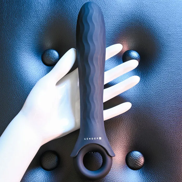 Vibrators | Gender X Gender X POWERHOUSE - Black 21.6 cm USB Rechargeable Vibrator - GX-RS-8980-2 Vibrators | Gender X Gender X POWERHOUSE - Black 21.6 cm USB Rechargeable Vibrator - GX-RS-8980-2