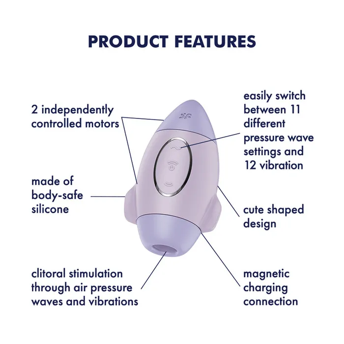 Vibrators | Satisfyer Satisfyer Mission Control - Violet-(4060088)