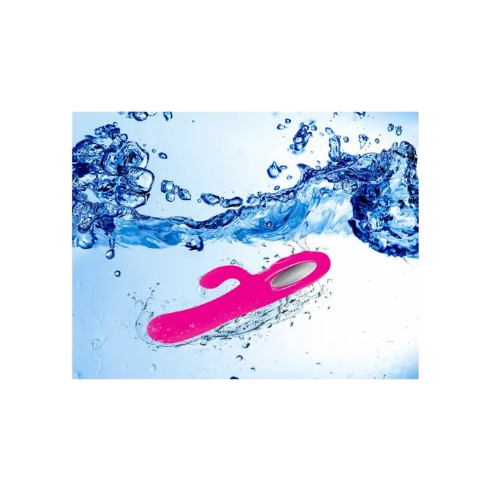 Vibrators | Viben Hypnotic Thrusting Rabbit Vibe w Swinging Clit Stim Hot Pink - Viben