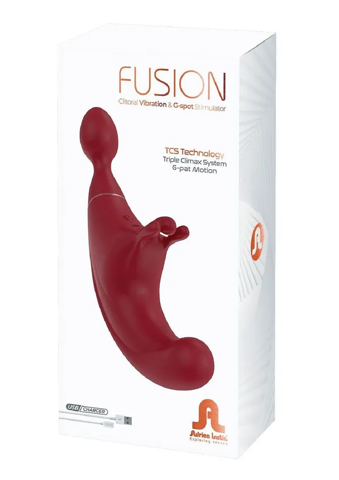 Adrien Lastic Female Sex Toys Fusion Rechargeable Silicone Vibrator