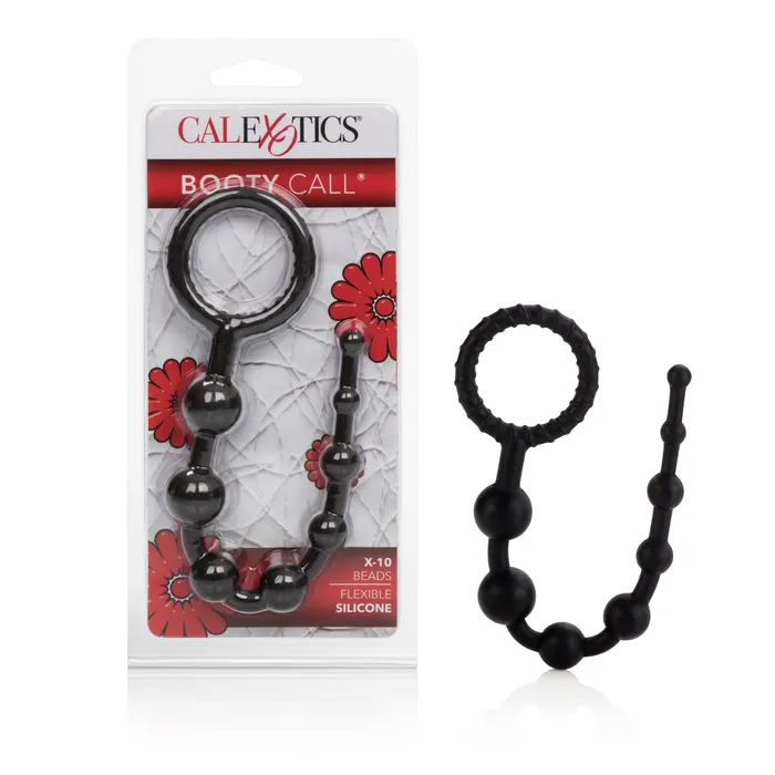 Anal California Exotic Booty Call X10 Beads Black