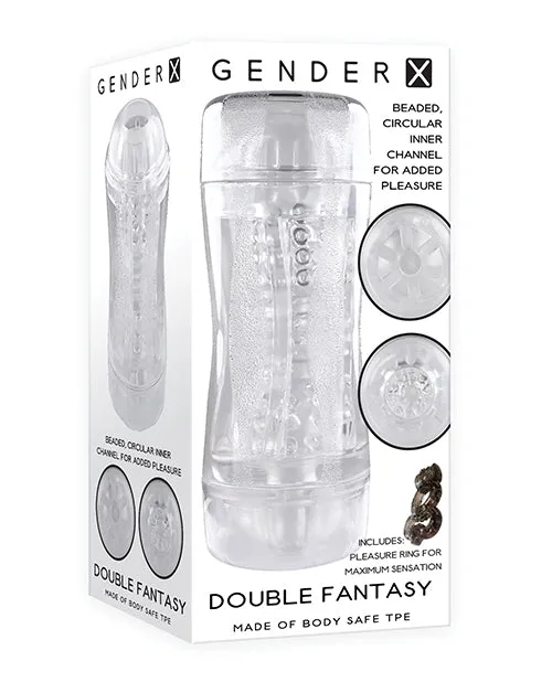 Anal Evolved Novelties INC Gender X Double Fantasy Clear