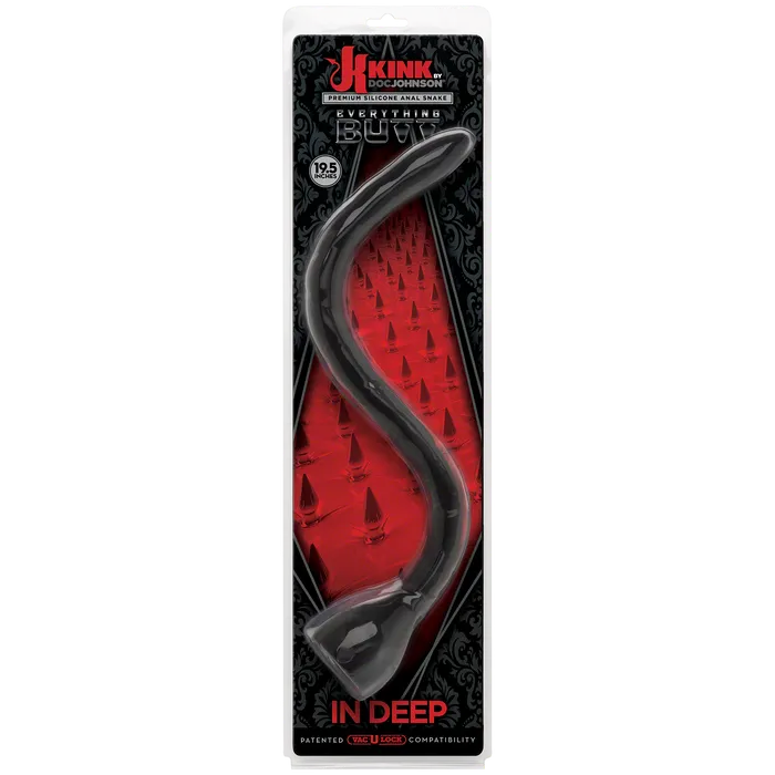 Anal Kink Kink In Deep Silicone Anal Snake Black