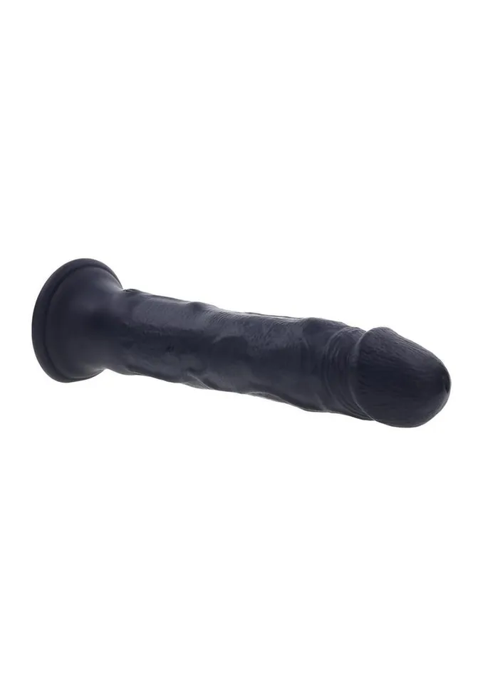 Black Thunder Rechargeable Silicone Dildo with Remote Evolved Female Sex Toys