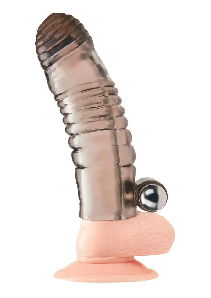 Blue Line Vibrating Penis Enhancing Sleeve Extension Blue Line CandB Gear Male Sex Toys Blue Line Vibrating Penis Enhancing Sleeve Extension Blue Line CandB Gear Male Sex Toys