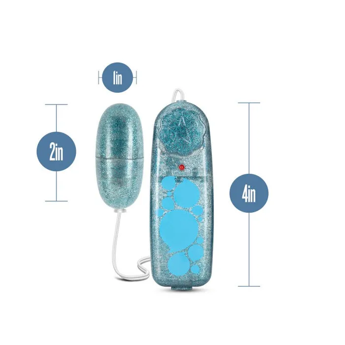 Blush Novelties B Yours Glitter Power Bullet Glitter Blue 55 cm Bullet Vibrators Blush Novelties B Yours Glitter Power Bullet Glitter Blue 55 cm Bullet Vibrators