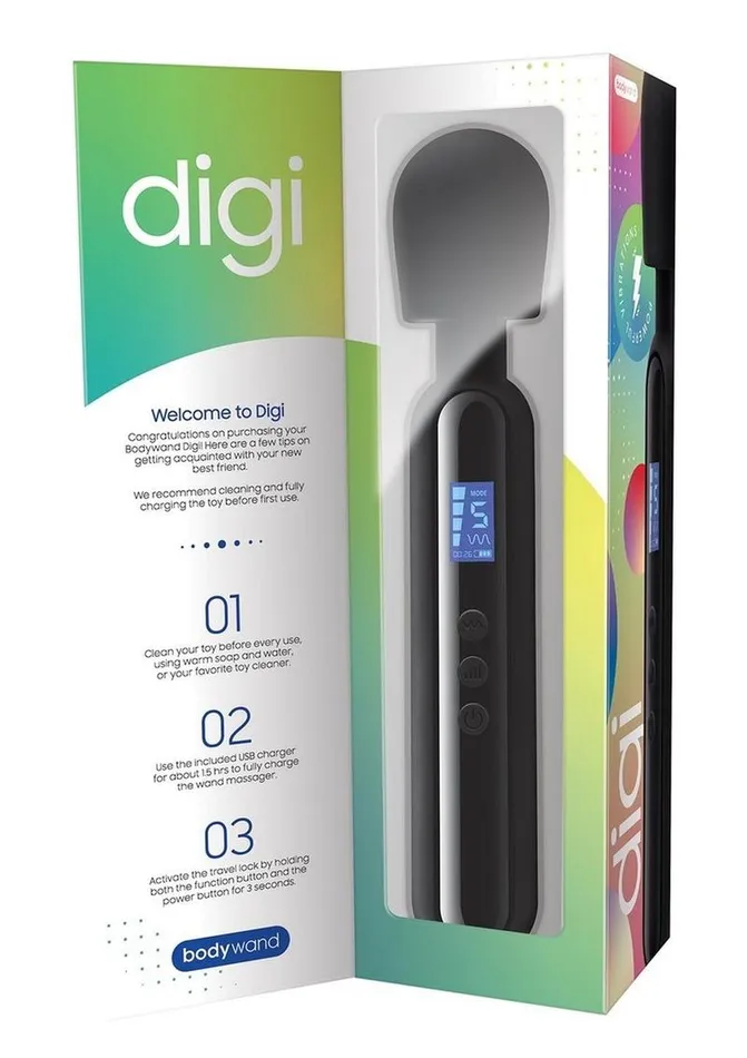 Bodywand Female Sex Toys Bodywand Digi Rechargeable Silicone Massager