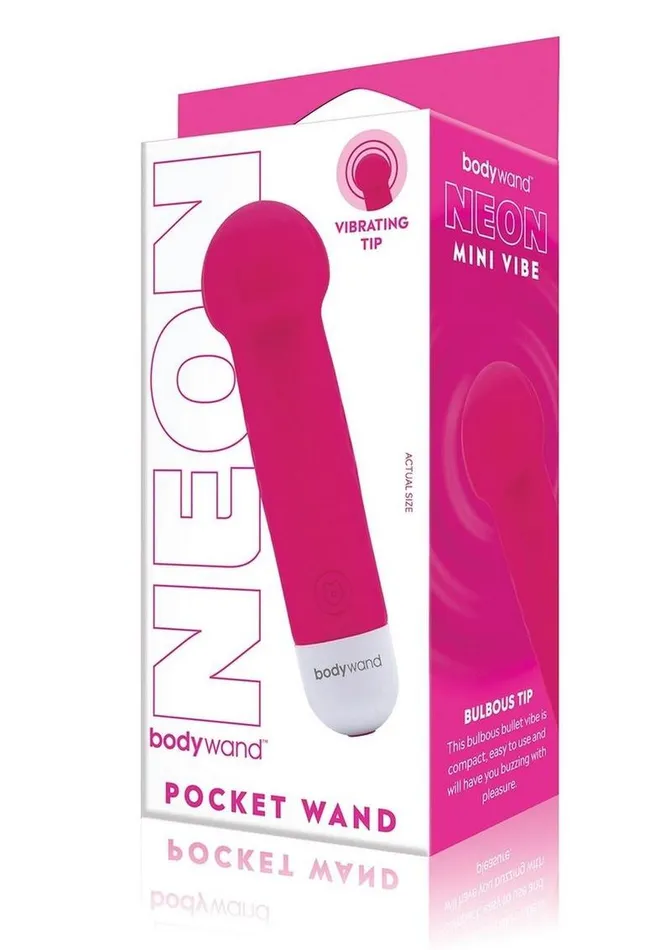 Bodywand Female Sex Toys Bodywand Mini Pocket Wand Neon Prp