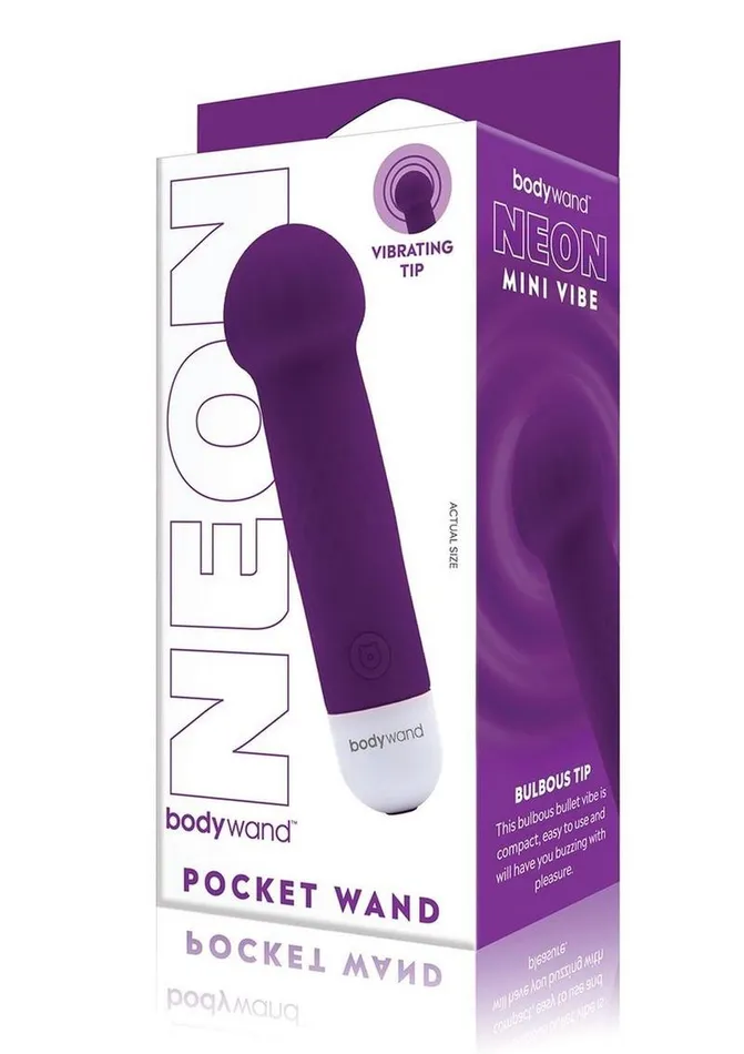 Bodywand Female Sex Toys Bodywand Mini Pocket Wand Neon Prp