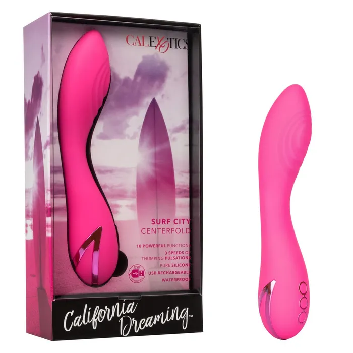 California Dreaming Surf City Centerfold Thumping GSpot Vibrator CalExotics Vibrators