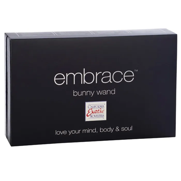 California Exotic Embrace Bunny Wand Grey California Exotic Vibrators