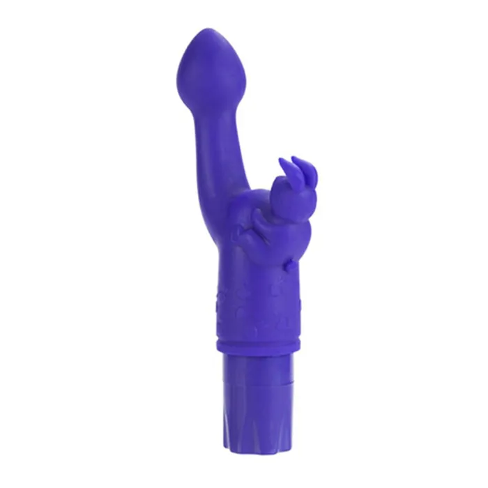 California Exotic Vibrators California Exotic Silicone Bunny Kiss Purple