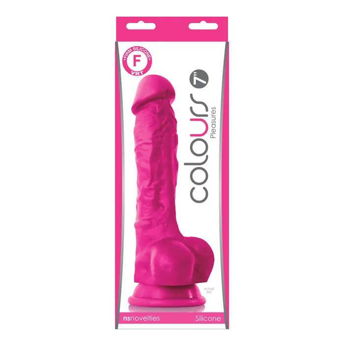 Dildos nsnovelties Colours Pleasures 7 Dildo Pink
